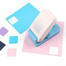 1x1inch Square Punch Lever Action Craft Punch for Paper Crafting Scrapbooking