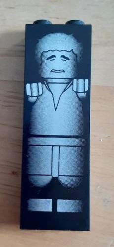 LEGO Star Wars Han Solo Frozen In Carbonite Block Piece Authentic 7144