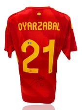 MIKEL OYARZABAL SIGNED 2024 SPAIN HOME SHIRT (ACG CERT AG17602)