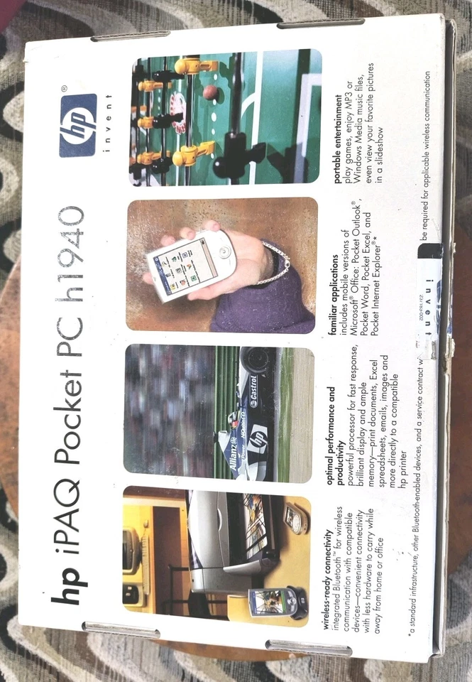 hp iPAQ Pocket PC h1940 Samsung Processor Bluetooth 64MB RAM 3.5" Displ Complete - Image 3 of 4