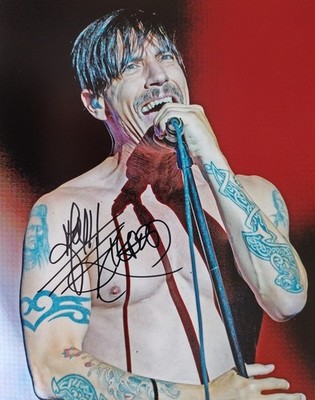 Anthony Kiedis Red Hot Chili Peppers signed Autogramm Foto COA 