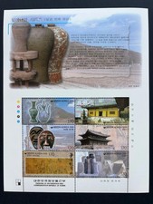 South Korea 2000 Millennium Series VII Souvenir Sheet MNH