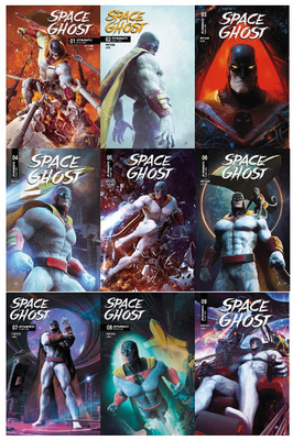Space Ghost 1 2 3 4 5 6 7 8 9 Bjorn Barends VARIANT Cover SET Dynamite 2025-2026
