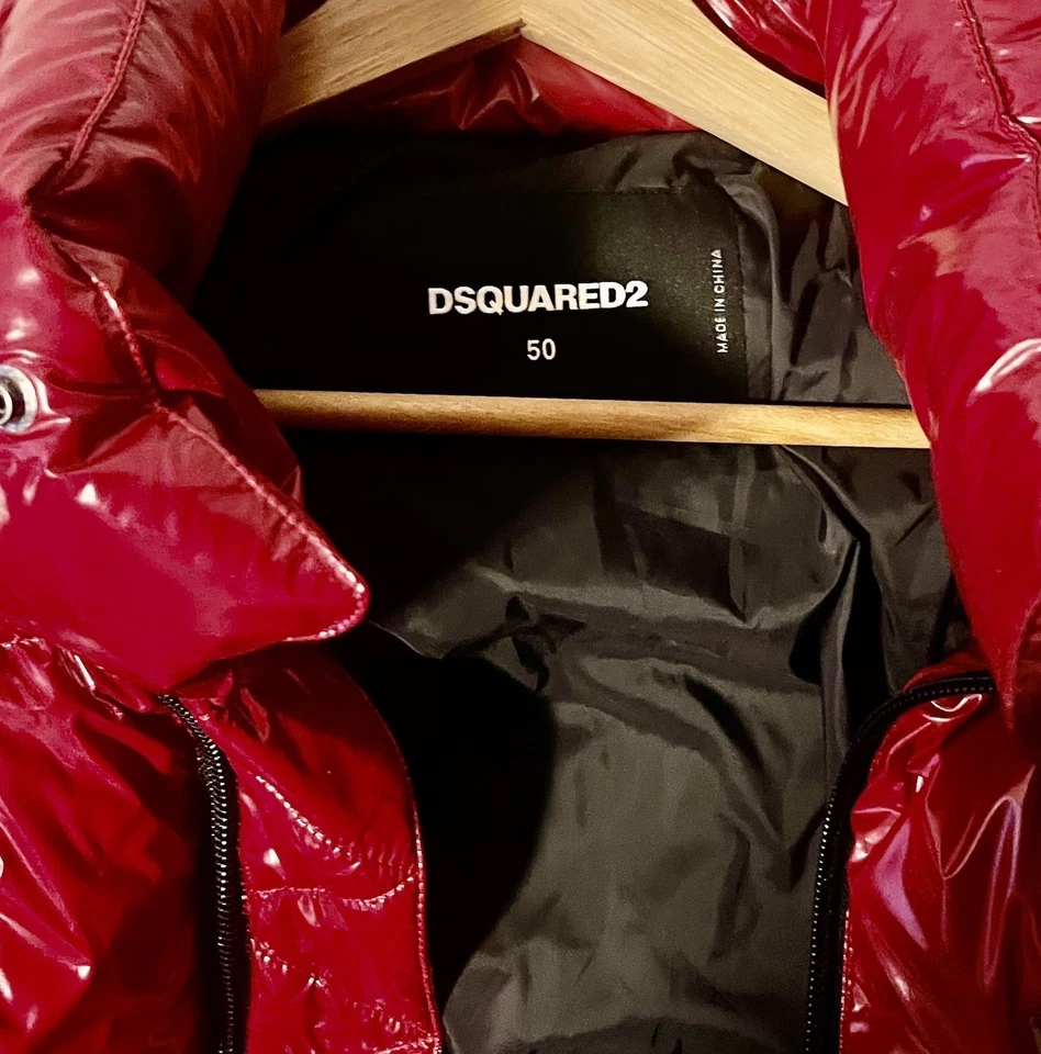 Dsquared2 Quilted Bomber Down Jacket  Size 50 Made In China  Great Condition - Image 2 of 4