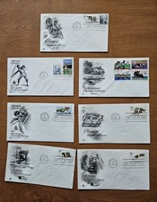 Seven Olympic First Day Covers, Four 1972, Three 1979