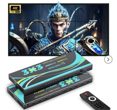 4K HDMI Video Wall Controller 3x3
