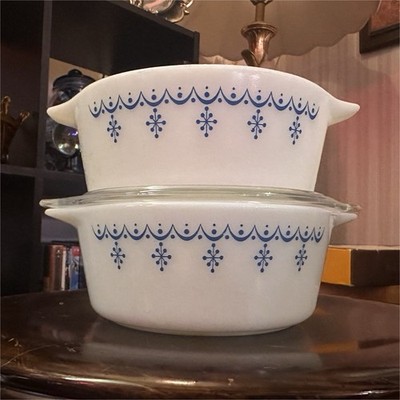 Snowflake Garland Pyrex (2)