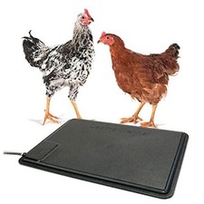 Thermo-Chicken Heated Pad, Black, 12.5 Inches X 18.5 Inches Recyclable Box