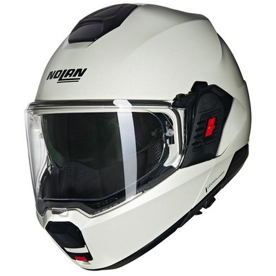 Nolan N120-1 N-Com Classico Nobile 320 Motorradhelm (Perlweiß) Gr: M (57)