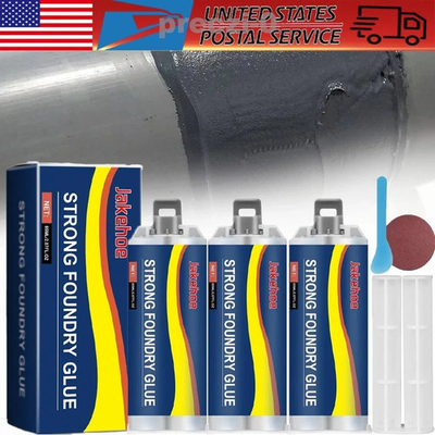 #ad #ad Strong Foundry Glue High Temperature Resistant Casting RepairMetal Repair Glue $9.50