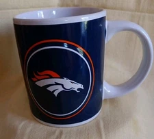 NFL Denver Broncos Blue 12oz Ceramic Coffee Mug Boelter Brands