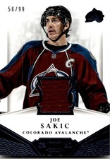2013-14 PANINI DOMINION BLUE BASE PARALLEL JOE SAKIC /99 COLORADO AVALANCHE