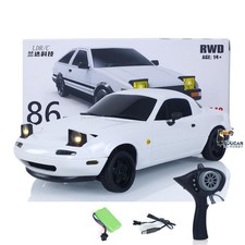 US STOCK LDRC 1:18 RC Drift Car On Road Vehicles Linear Speed Flip Light Battery