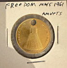 VINTAGE 1961 Freedom 7 AMVETS Space Commemorative Token — photo 1