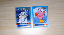 Vintage 1999 Upper Deck Digimon Series Ikkakumon & Biyomon,lot of 2 cards