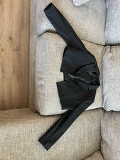 Boohoo Womens Cropped Blazer Jacket Size 6