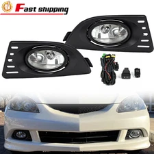 Front Fog Lights w/Wiring + Switch & Bulbs Set Fit 2005 2006 2007 Acura RSX JDM