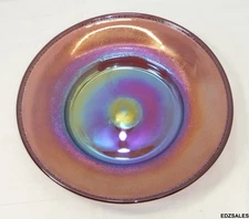 Joe Mattson Irisdescent Studio Art Glass Plate