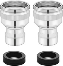 Dishwasher Faucet Adapter, 2 Pack Portable Washer Faucet Snap Adapter Connection