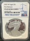 2022-W SILVER EAGLE NGC PF69 ULTRA CAMEO AMERICAN EAGLE First Releases