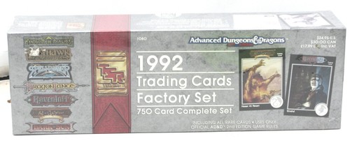 Advanced Dungeons & Dragons 1080 1992 Trading Cards Factory Set (Sealed) AD&D