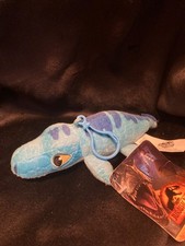 NEW JURASSIC WORLD DOMINION DINOSAUR MOSASAURUS SOFT TOY BAG CLIP ON