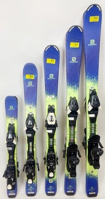 Used $550 Salomon QST Max JR Skis &Salomon 5 Bindings Size 70 90 100 110 120 130