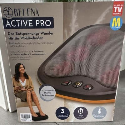 BELENA Active Pro Shiatsu Fußmassagegerät mit Wärme, Kompression, 3 Prog, 15 Min
