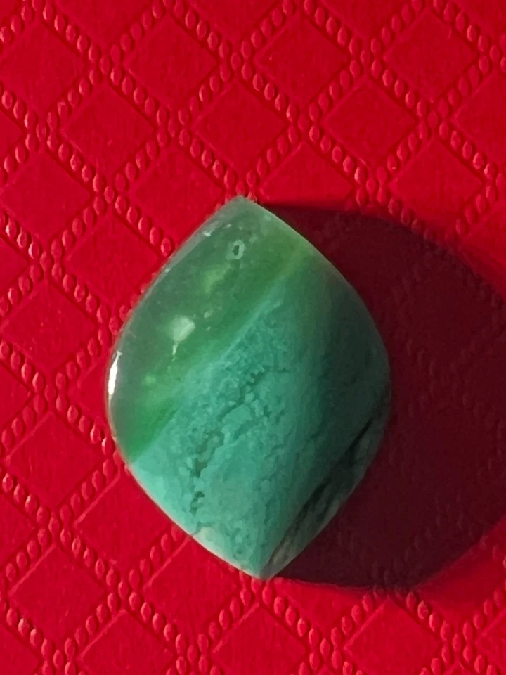 Cabujón Mtorolite cromo calcedonia Foto 4 de 4