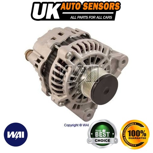 Fits Renault Megane Clio Sc�nic Grand 1.4 1.5 dCi 1.6 WAI Alternator - Picture 1 of 10