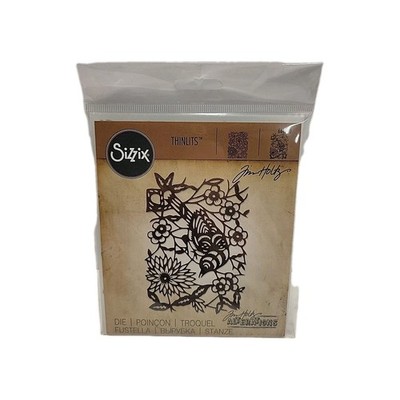 Tim Holtz Thinlits 661800 paper Bird cover plate die branch floral Sizzix
