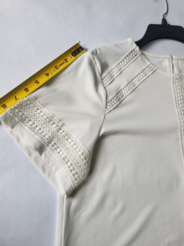 H&M White Short Sleeve Blouse - Picture 9 of 15