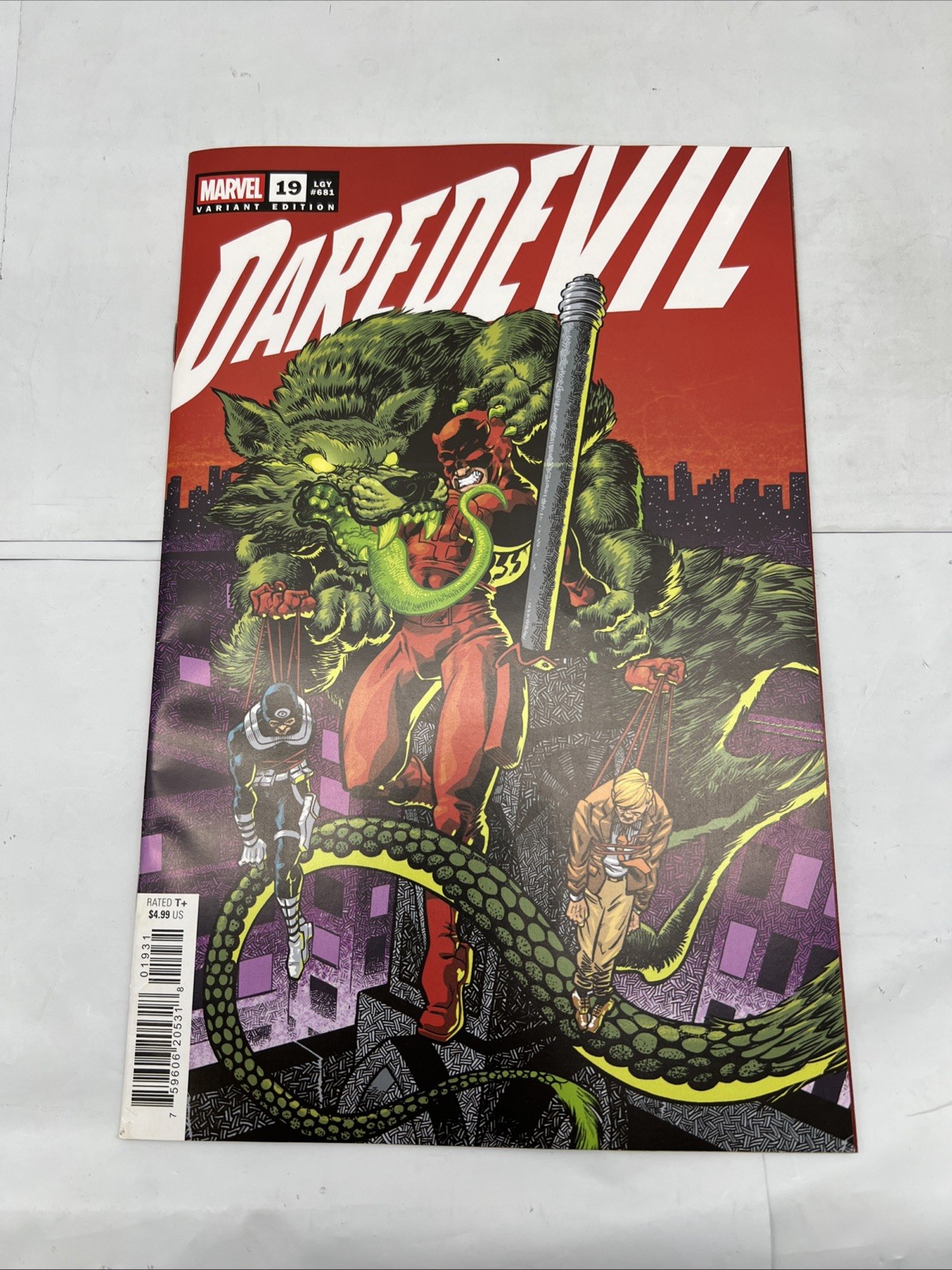 Daredevil #19 J. Gonzo Cover Variant 3/26 Marvel Comics