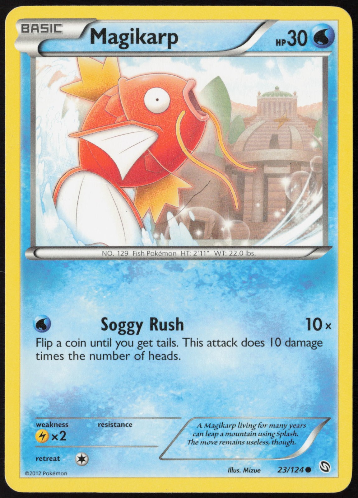 Magikarp Normal 23/124 Dragons Exalted NM