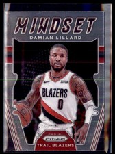 2021-22 Panini Prizm Basketball Damian Lillard Trail Blazers 1 Mindset
