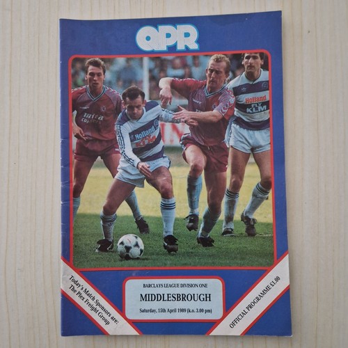 4 x QPR Queens Park Rangers home programmes 1988 & 1989 | eBay UK