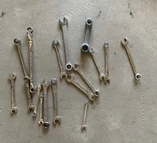 17 Misc Combination Wrench Set, Polished Finish