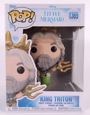 Figura Vinilo Funko Pop KING TRITON #1365 La Sirenita Película Disney
