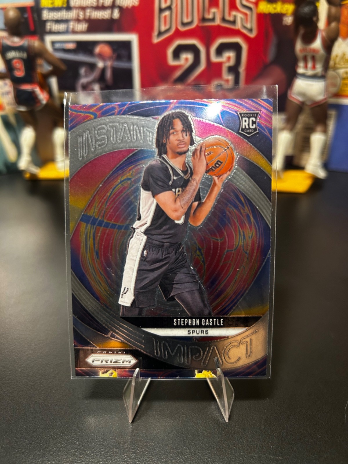 2024-25 Panini Prizm - Instant Impact Stephon Castle #4 Silver Prizm (RC)