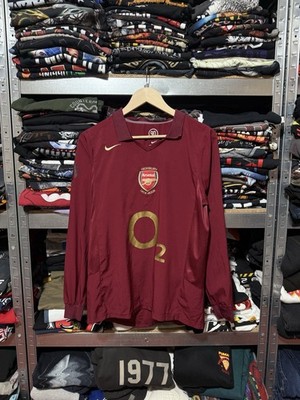 Nike Henry Arsenal Champions League 2005 2006 Long Sleeve Soccer