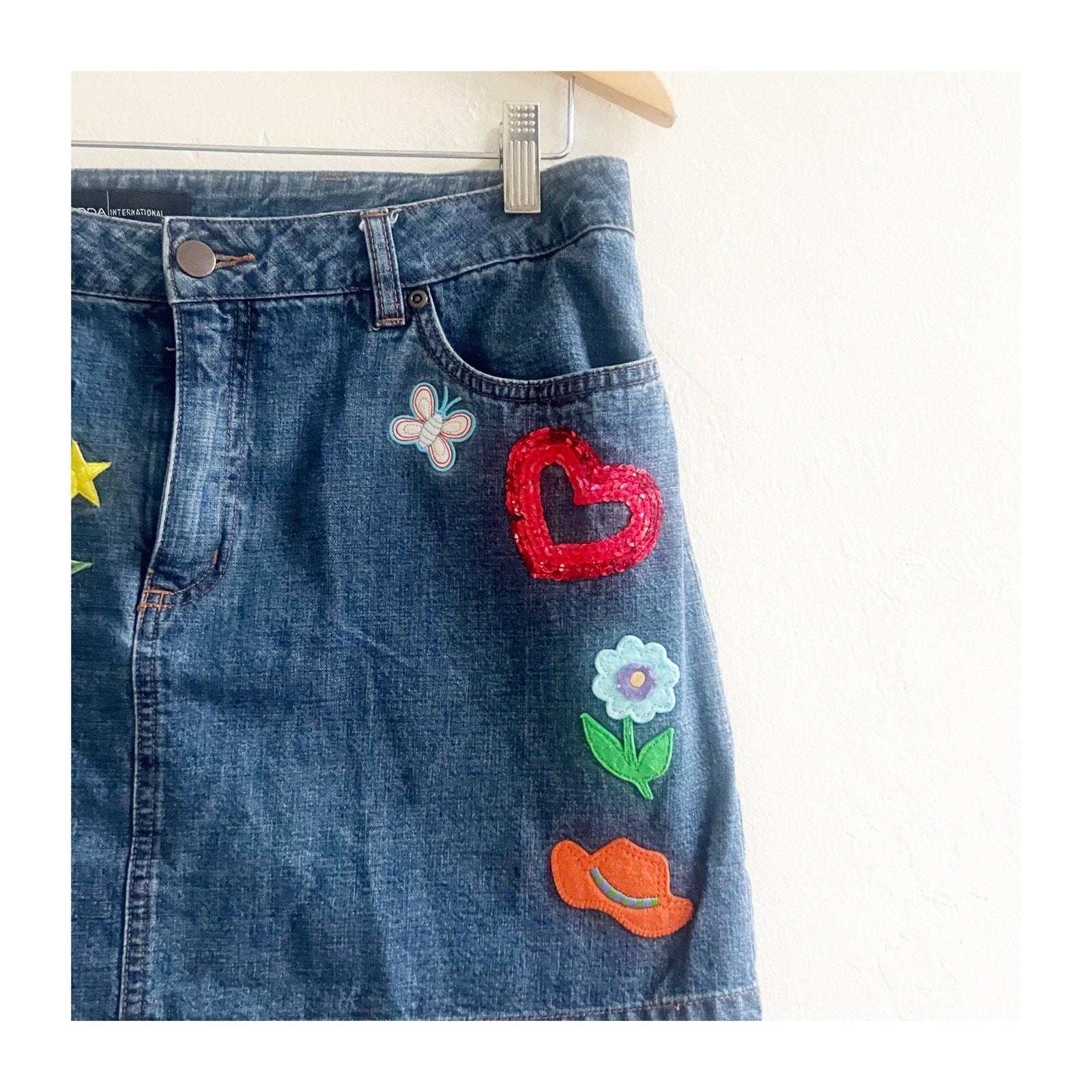 Moda International Embellished Patchwork Kidcore … - image 5