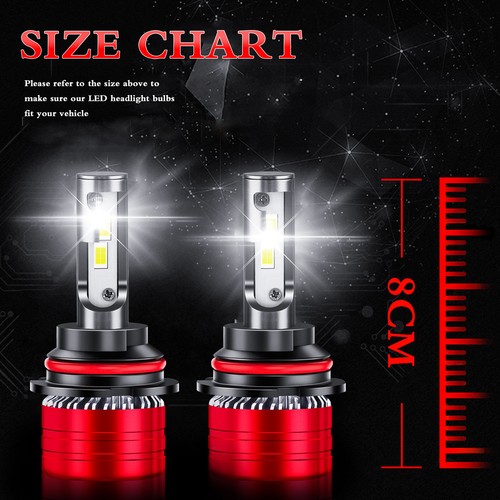 9007+9145/9140 Bombillas LED Faros Antiniebla para Ford F350 Super Duty 2001-2004 - Imagen 7 de 12