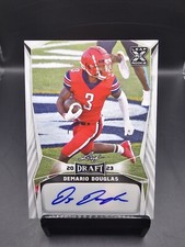2023 Leaf Draft #BA-DD1 Demario Douglas Auto - New England Patriots 