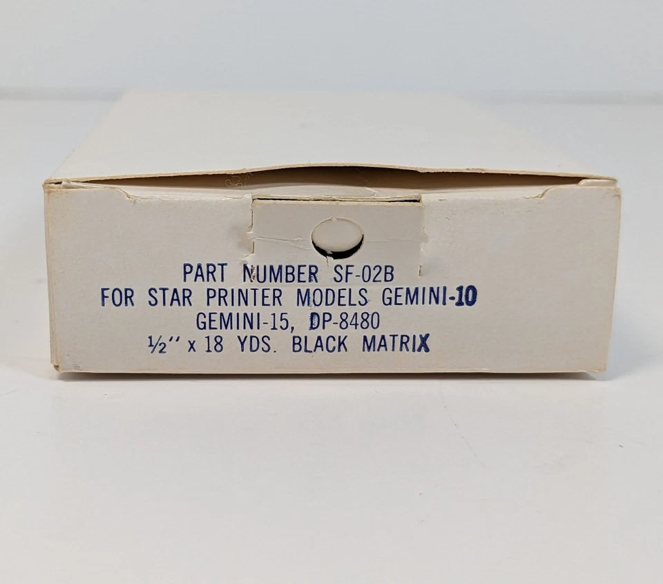 Star Micronics SF-02B Ribbon Dot Matrix Printer Gemini-10 -15 DP-8480 Blk Sealed - Image 2 of 4
