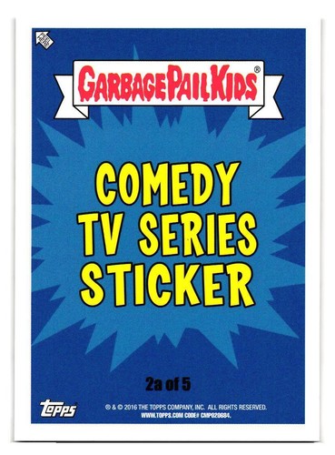 2016 GARBAGE PAIL KINDER SERIE 2 PRIME SCHLIME TRASH TV PICK-YOUR-CARD *BRUSED* - Bild 221 von 293