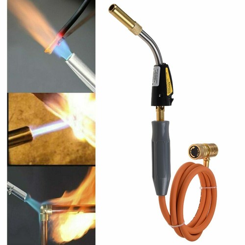 Mapp Gas Idraulico Turbo Bruciatore Torcia Propano Saldatura Brasatura Kit Saldatura Set - Foto 6 di 11