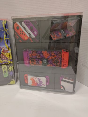 OLED Switch Konsolenbox Schutz & Vitrine, passt Zelda, Pokemon, Splatoon - Bild 13 von 15