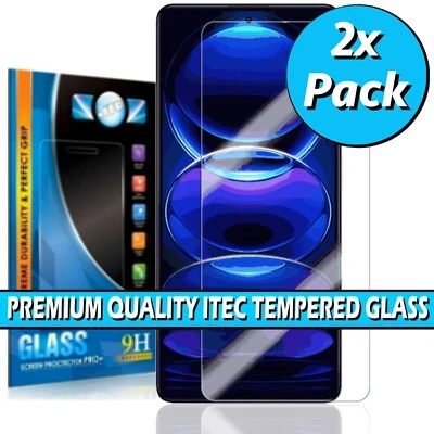 For Xiaomi Redmi Note 12 100% Gorilla Tempered Glass Screen Protector Film Cover