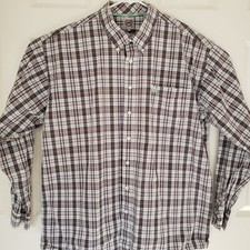 Cinch Button Down Shirt Long Sleeve Western Gray Plaid Mens XXL 100 Cotton