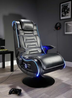 X Rocker New Evo Pro Gaming Chair LED Edge Lighting O6